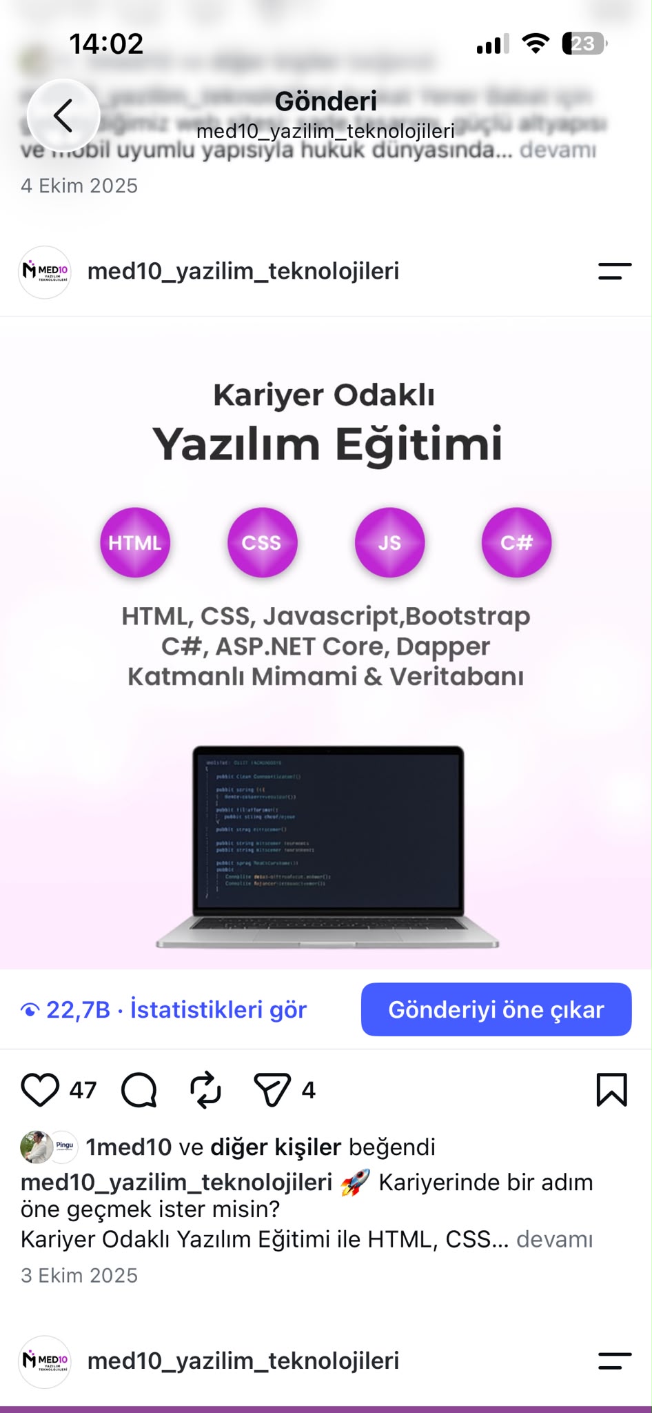 MED10 sosyal medya çalışmaları