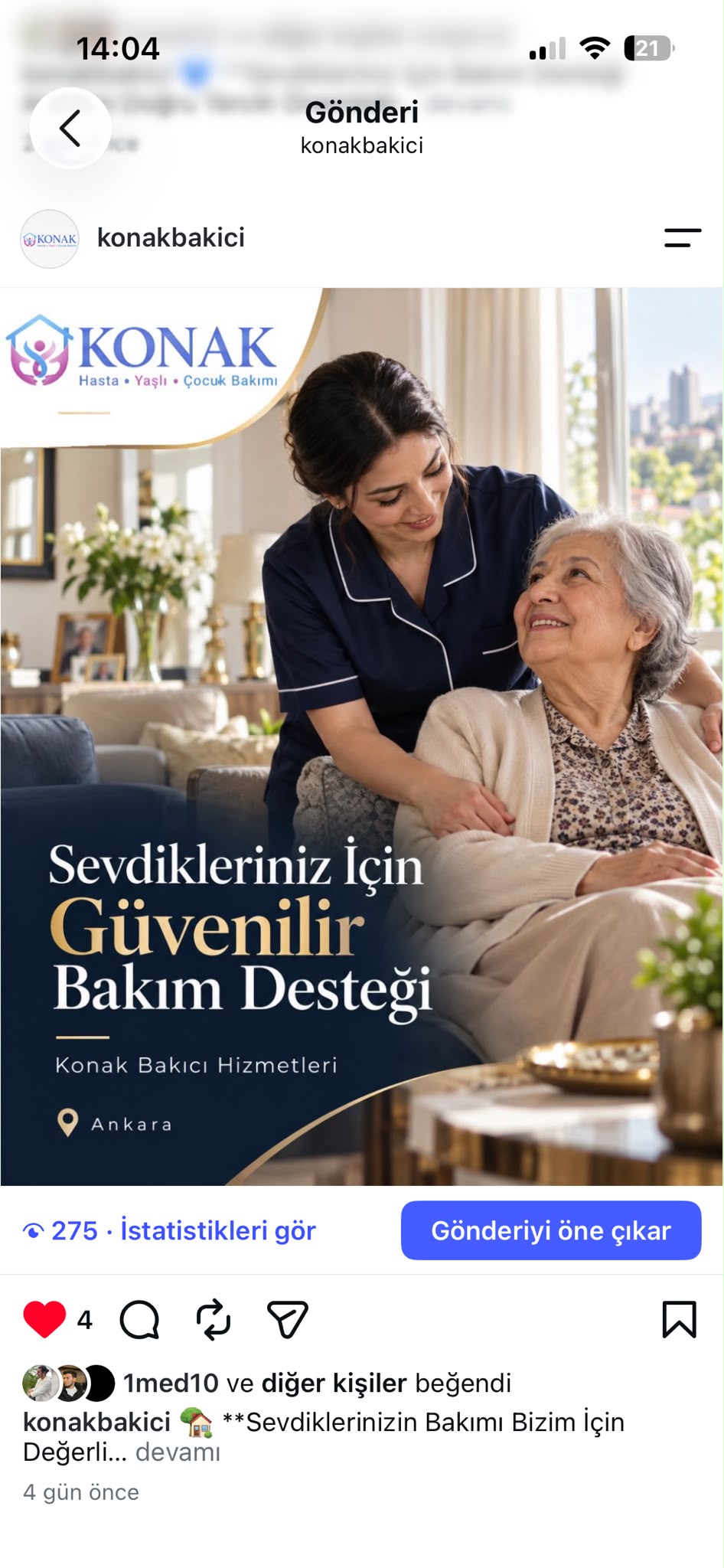 MED10 Instagram gönderisi