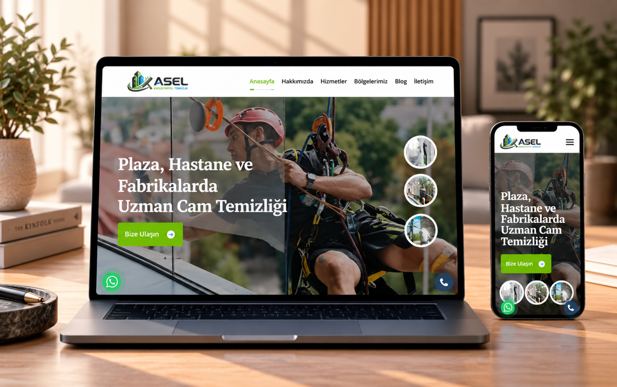 Asel Endustriyel Temizlik - Kurumsal Web Sitesi