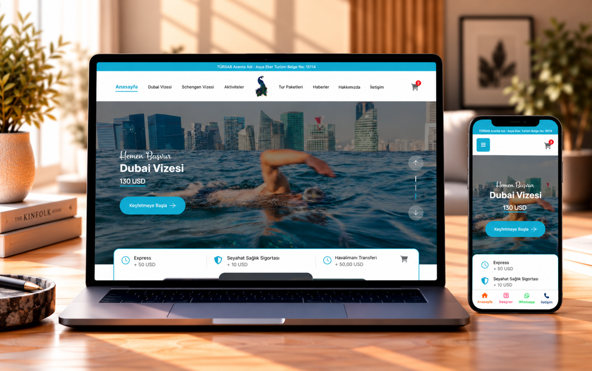 Asye Travel Turizm - Kurumsal Web Sitesi