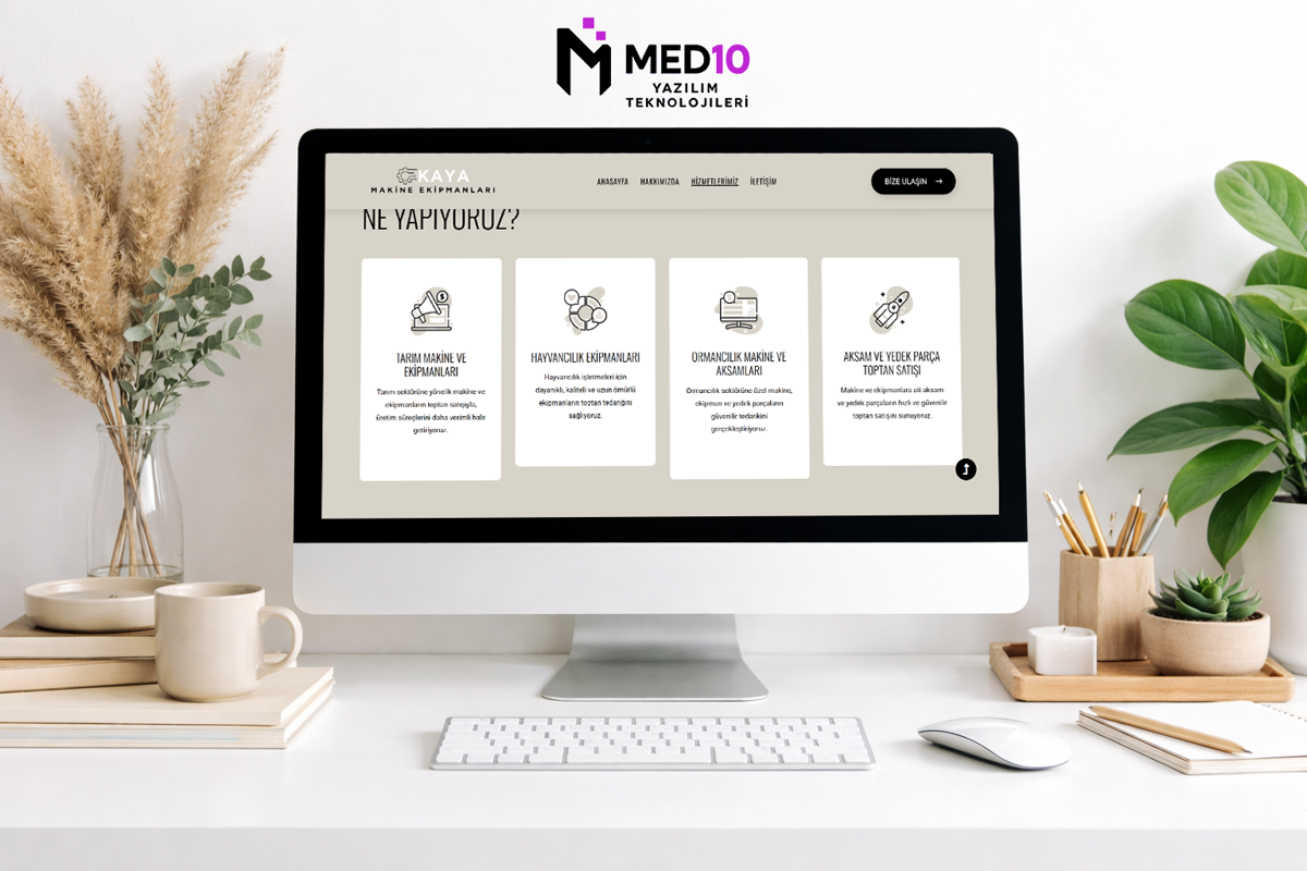 İşletmeniz      İçin Profesyonel Web Sitesi Yaptırın - MED10 Blog Yazısı