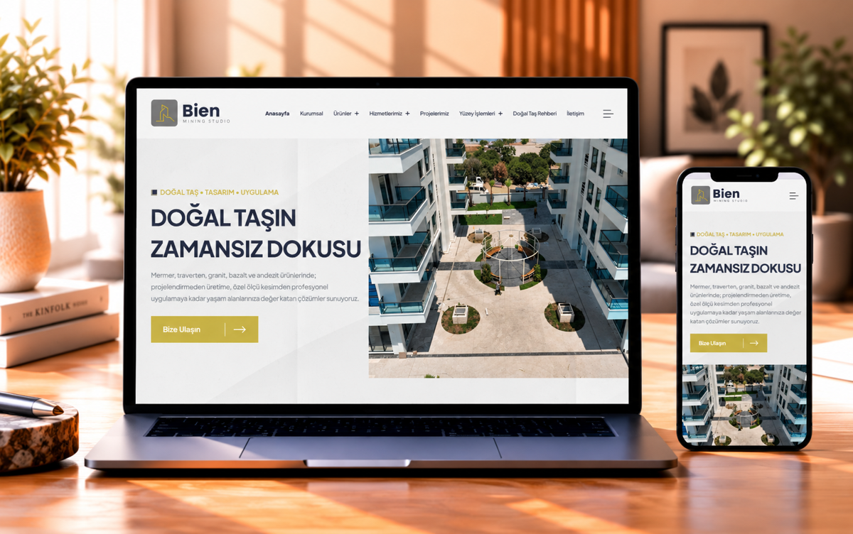 Bien Mermer - Kurumsal Web Sitesi