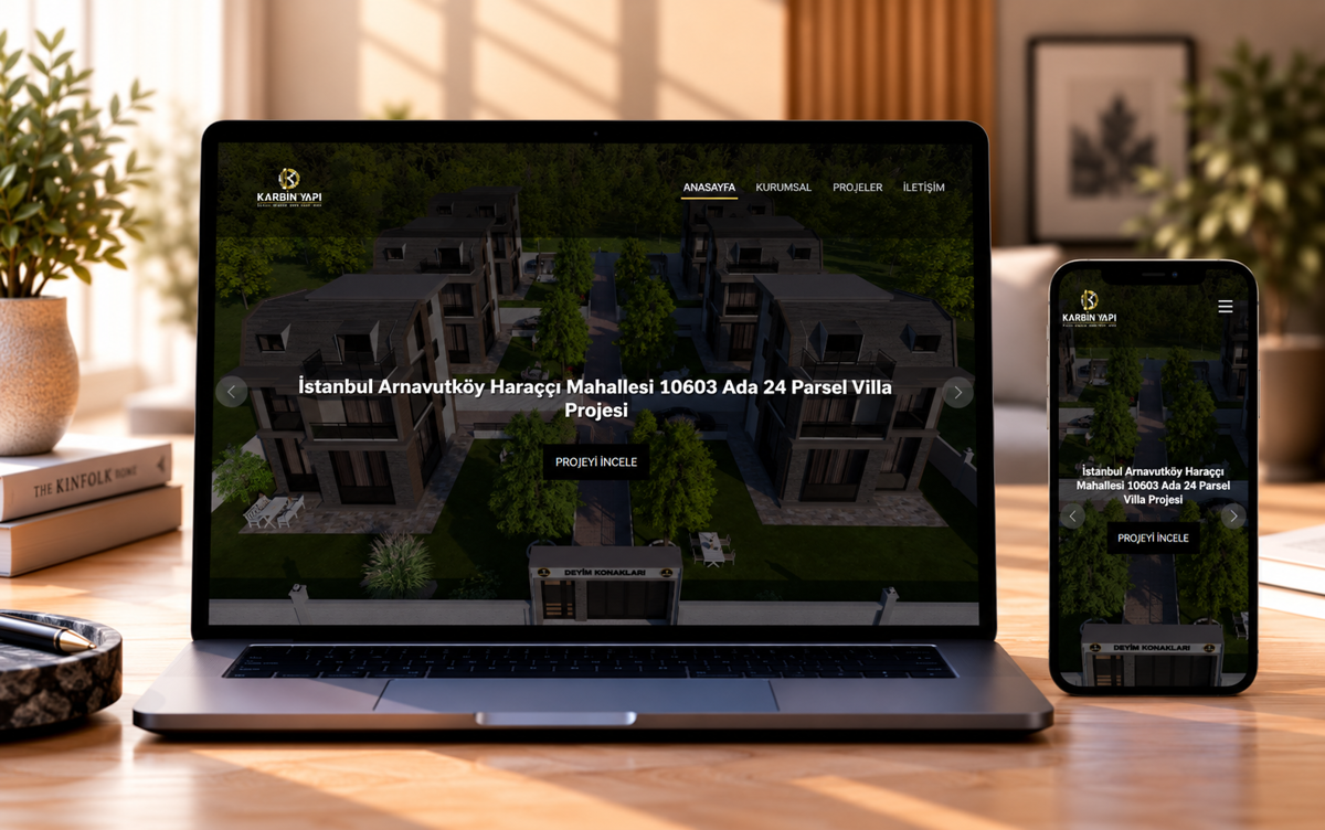 Karbin Yapı - Kurumsal Web Sitesi