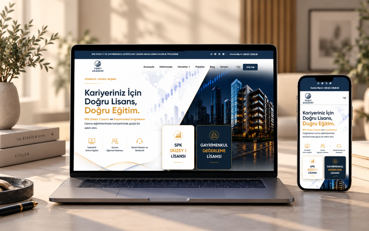 Terfi Akademi - Kurumsal Web Sitesi