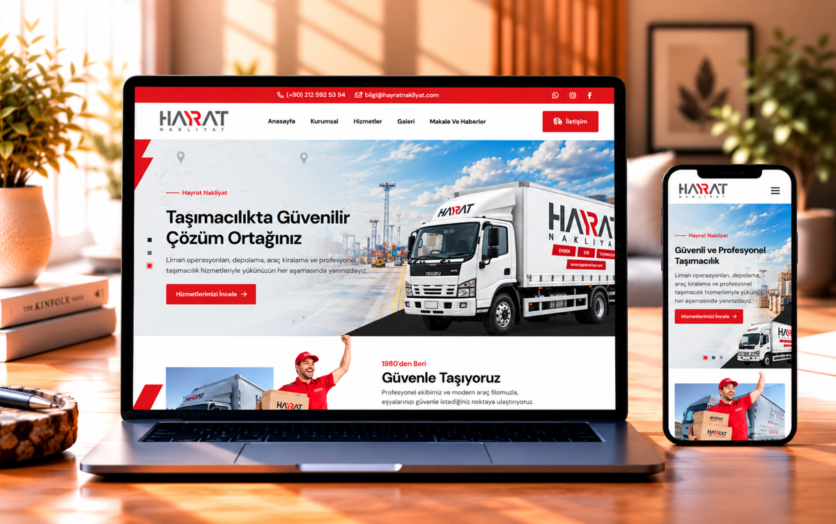 Hayrat Nakliyat - Kurumsal Web Sitesi