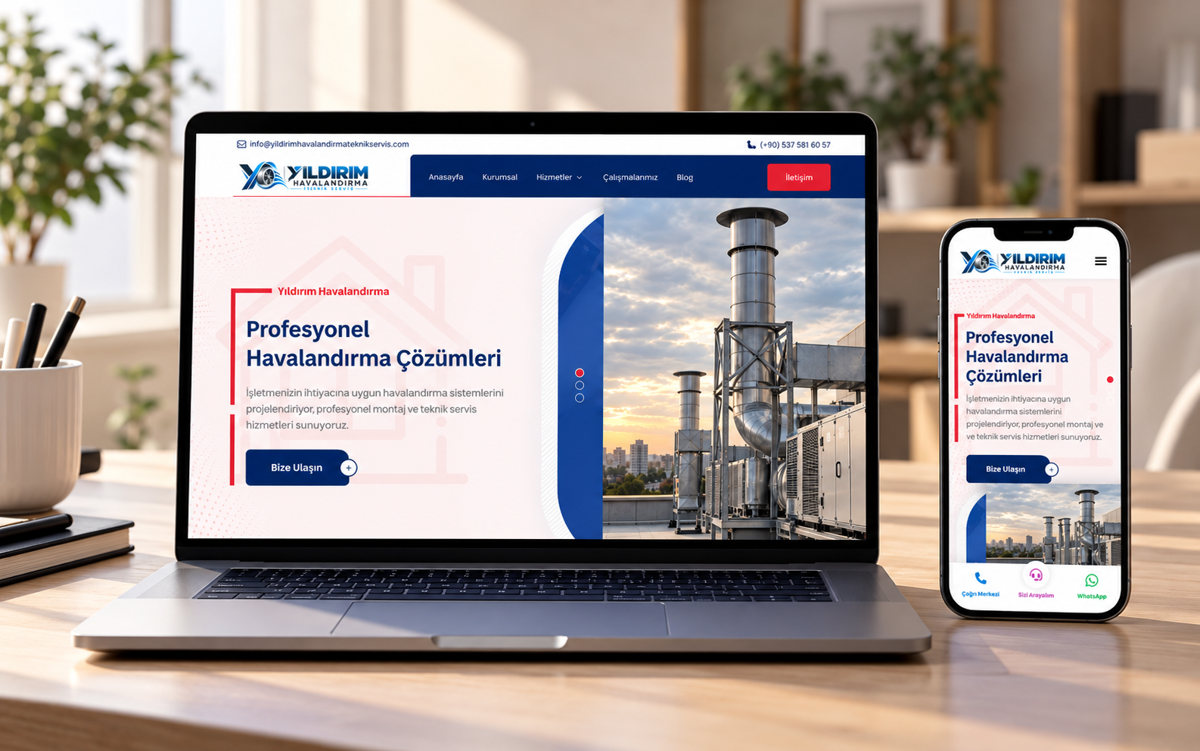 Yıldırım Havalandırma  - Kurumsal Web Sitesi