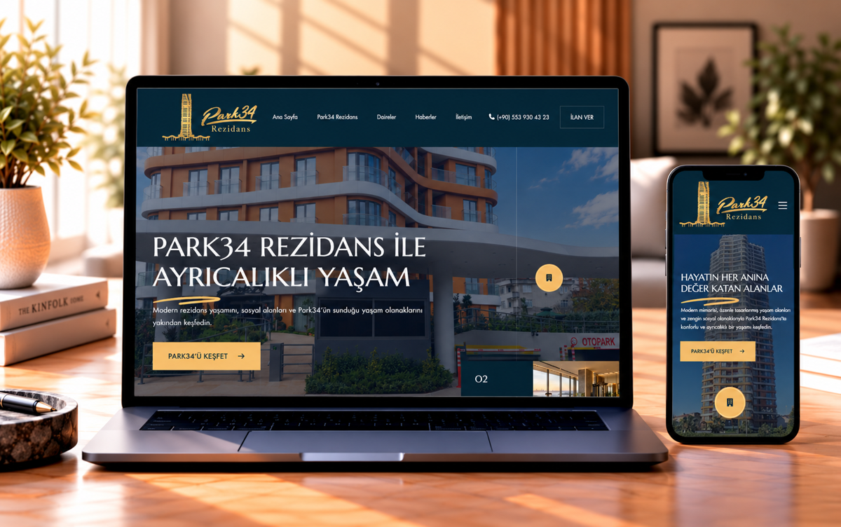 Park34 Rezidans - Kurumsal Web Sitesi