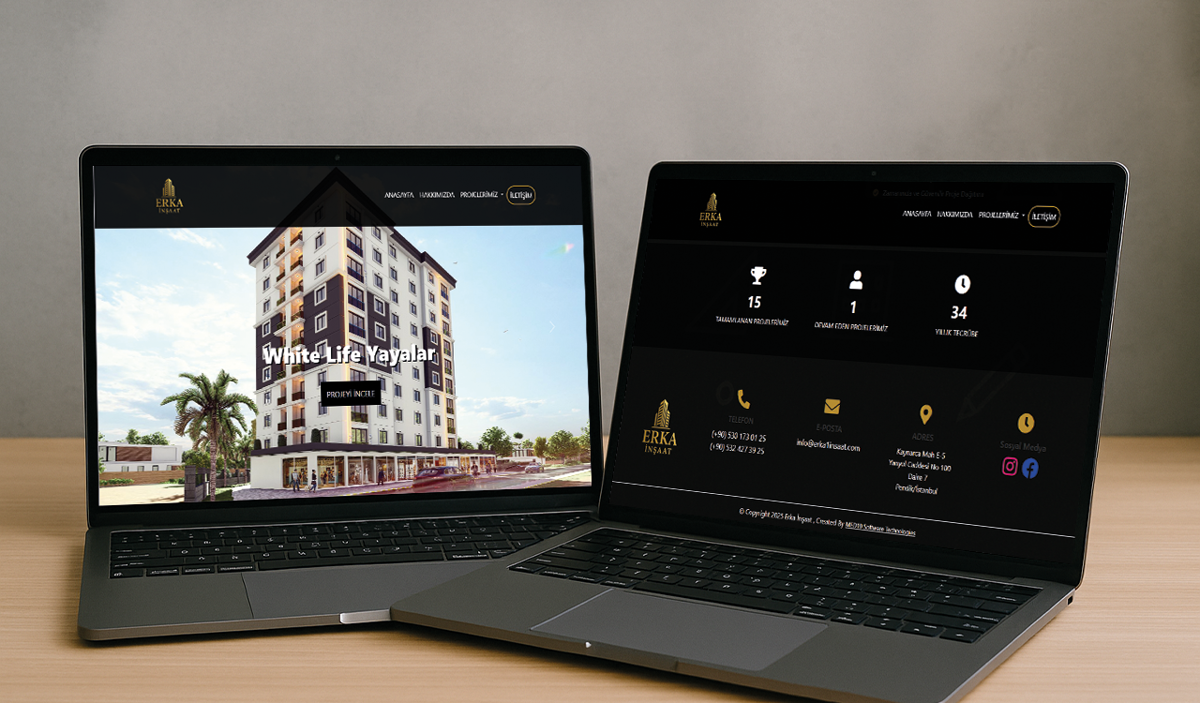 Müteahhit Web Sitesi Tasarımı ve Fiyatları