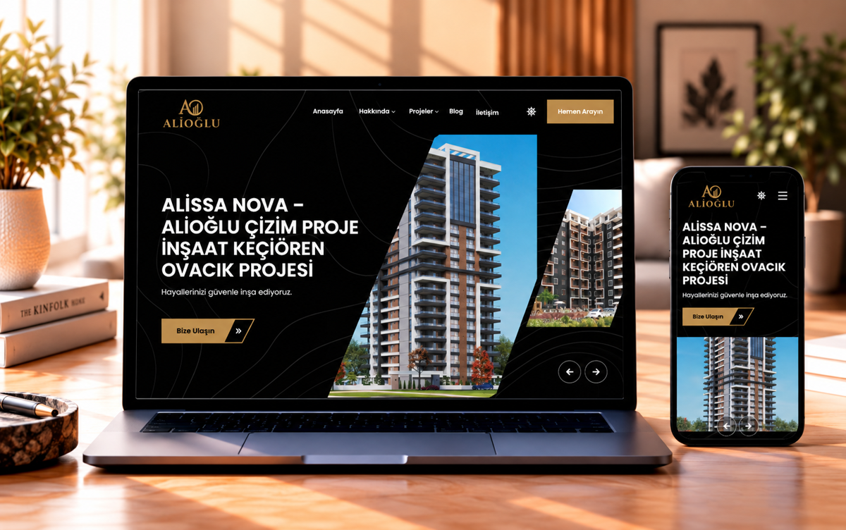 Alioğlu Emlak - Kurumsal Web Sitesi