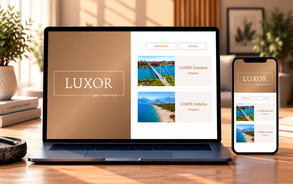 Luxor Gayrimenkul - Kurumsal Web Sitesi